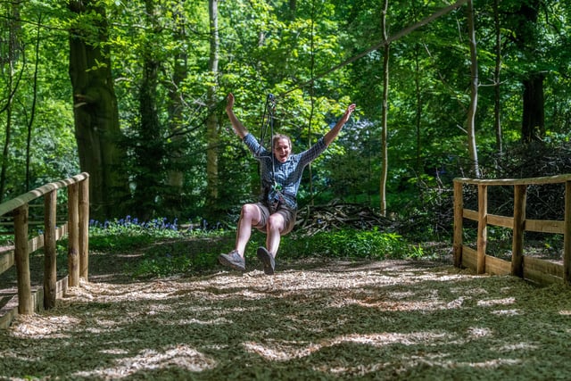 If you want to get your blood pumping while having a swinging time in the trees then you might want to head to Go Ape in Buxton.