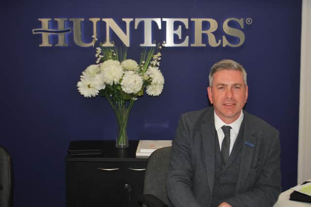 Mat Barnes, sales and lettings director at Hunters estate agents, Burlington Street, Chesterfield town centre