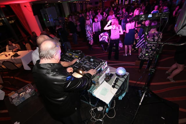 The DJ was kept busy all night playing those retro tunes that revellers at the Aquarius loved.