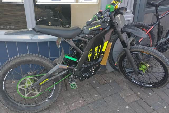Police in Chesterfield say e-bikes are 'causing a nuisance on our roads and town centre streets'.