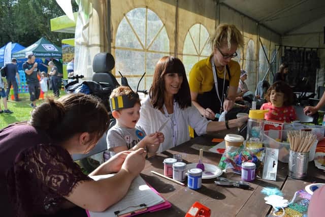 Art workshops at Tapton Lock Festival will bring out the creative talents in families.