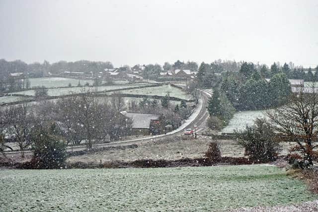 The Met Office has issued a weather warning for snow and ice in Derbyshire.