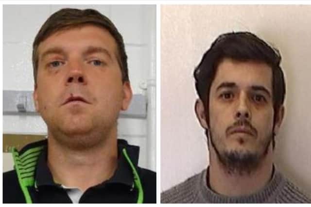 Darren McKay and Sam Hawkins have absconded from Derbyshire's open Sudbury prison.