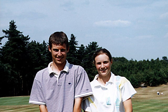 Martin Foulkes (Worksop) and Fame More (Chesterfield), who won a previous Sherwood Forest area final of the Daily Mail PGA junior Golf Championship,