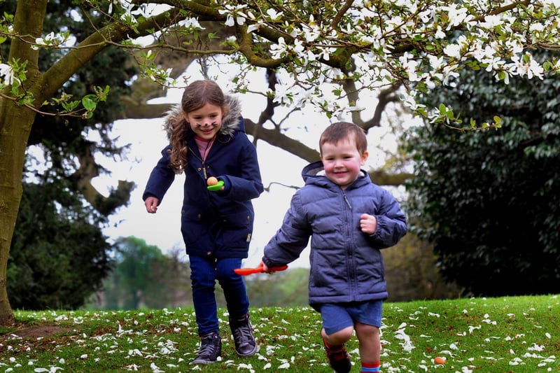 Why not challenge your youngsters to an egg and spoon race? You can hold them inside or outside, depending on if you have a garden, and all you need is some eggs (remember to hard boil them first!) and some spoons. You can make it more challenging by introducing some obstacles