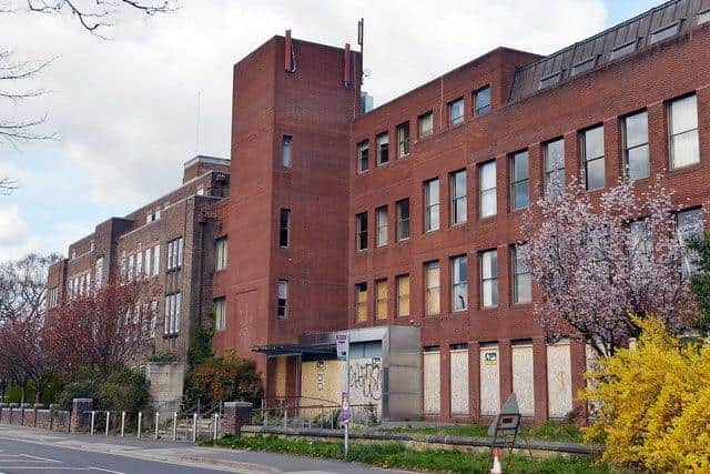 The building is boarded-up and has been branded an eyesore.