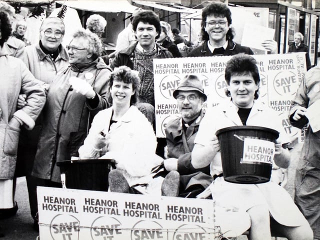 Save Heanor Hospital protest, May 1989