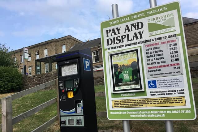 Pay and display charges have been reintroduced