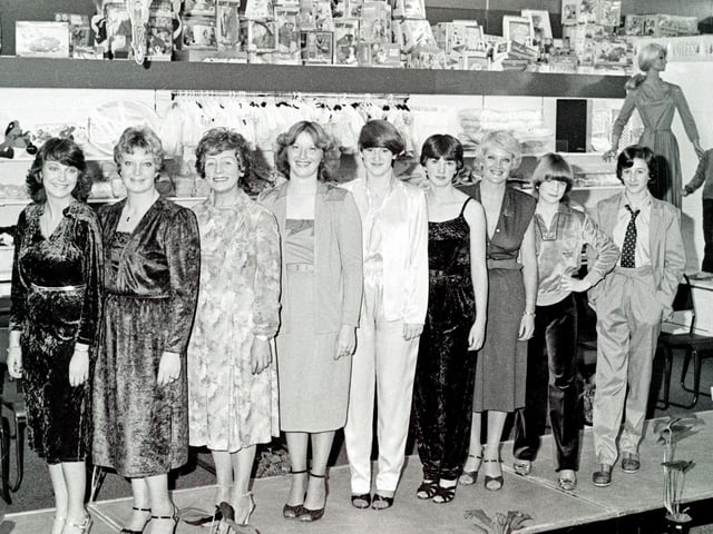 Derbyshire Nemco fashion show, November 1980.