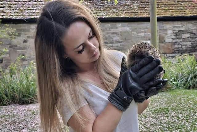 Kirstie’s rescue specialises in caring for hedgehogs and garden birds.