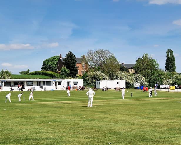 Upper Haugh CC in action in their usual sport this summer