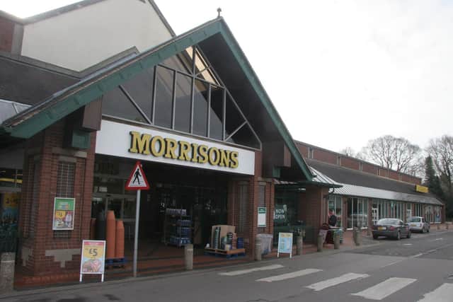 Morrisons in Chesterfield.