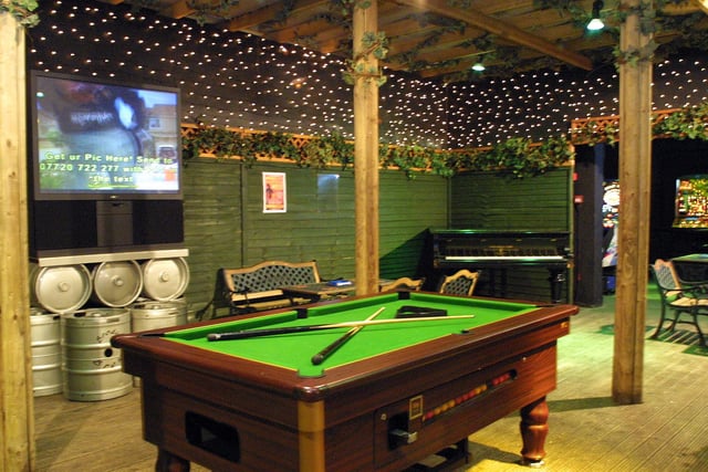 The refurbished Pav Nightclub, in Matlock Bath in 2006. Pictured is the pool room and entertainment area.
