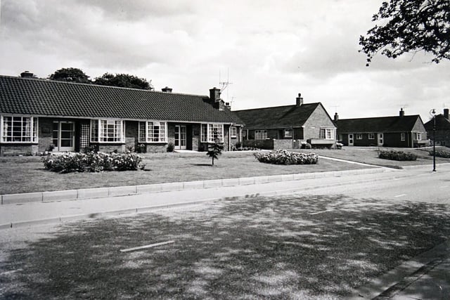 This image shows bungalows off Newbold Road in 1962