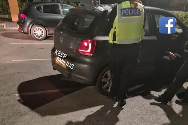 Officers seized two suspected packages of cocaine from a Volkswagen outside McDonald's in Clay Cross last night (March 1).
