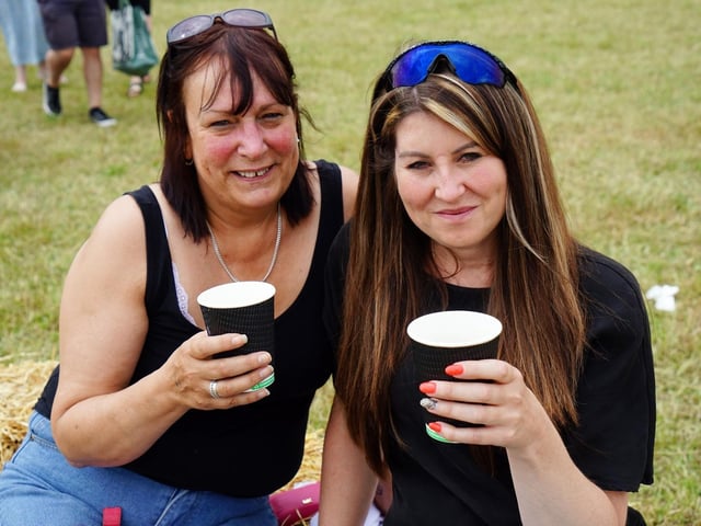 Taylor is Derbyshire’s second most popular surname, held by 7,093 residents. Across England, Scotland and Ireland, Taylor is an occupational name for a tailor, deriving from from Anglo-Norman French Middle English word ‘taillour’. Pictured here at the Great British Food Festival at Hardwick Hall are Jayne Taylor and Victoria Shinwell.