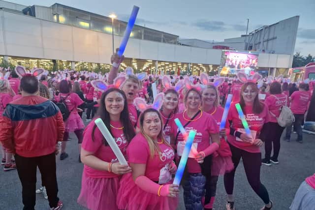 Graysons staff were out in force for the Sparkle Walk.