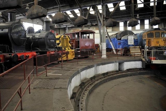 Barrow Hill Roundhouse is the last surviving railway roundhouse in the UK with an operational turntable - making it a perfect place to visit for rail enthusiasts.