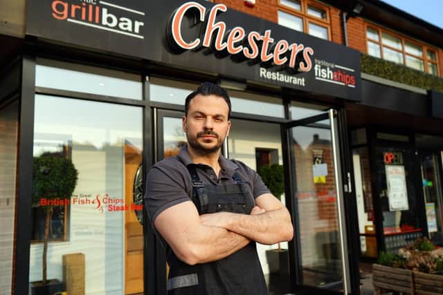 Chris Ioannides, pictured here at the Sheffield Road restaurant in Chesterfield, said that people were already travelling from across the country to visit the Chesters branch at Markham Vale. 