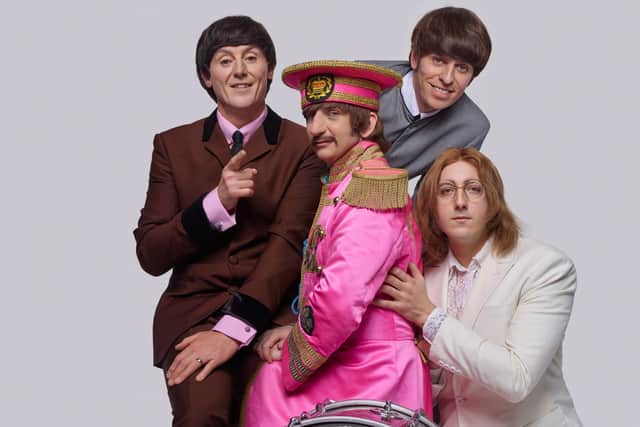 Bootleg Beatles play at Buxton Opera House on April 5, 2022.