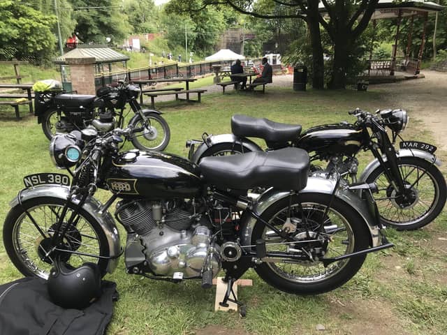 This year's Classic Motorcycle Day at Crich Tramway Village has attracted 350+ machines aged 25 years and older.