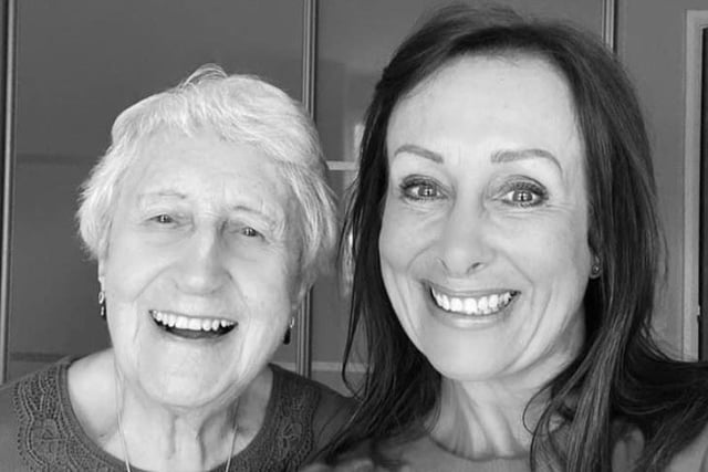 Margaret Brobbin posts: "My lovely Mum who is 93 next month. She’s had some tough times in her life but just got on with it. She’s been my rock for 62 years - love you Mum xxx"