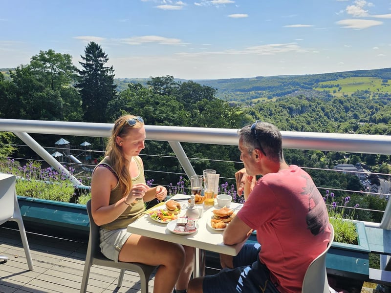 The Terrave Cafe menu offers a range of light lunches, snacks and drinks.