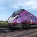 An artist's impression of East Midlands Railway's new Aurora trains, which are currently under construction.