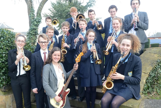 Mount St Mary's College, the Jazz Band that is just one of sixteen ensembles performing at the school's spring concert in 2014