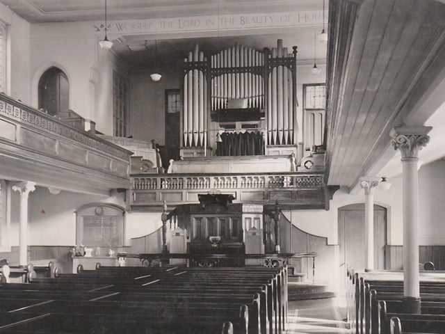 Do you remember this? The church was converted into retail space in 1975
