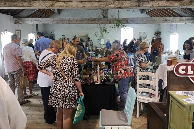 The Spring Market was a fantastic success, with plenty of locally produced products.