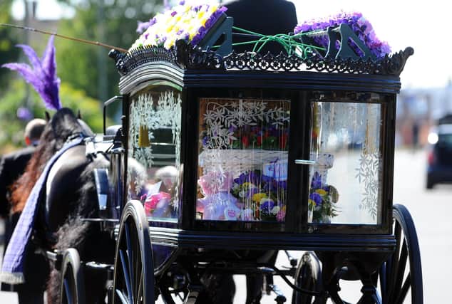 The funeral of Louise Smith took place on Friday, July 10, with a procession around Leigh Park and past Havant Academy. Picture: Sarah Standing (100720-5517)