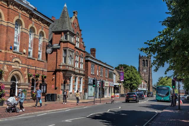 Heanor - one of four towns that will initially benefit from the scheme. Photo: Amber Valley Borough Council