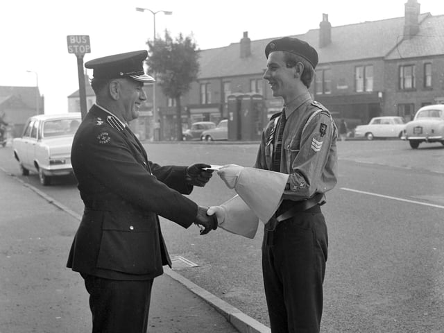 St John's parade at Codnor, October 1966.