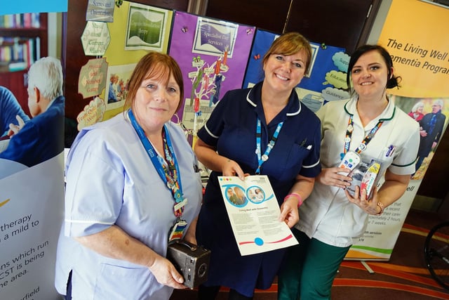 Julia Rule, Jane Pass and Amy Marden, of NHS specialist day services.