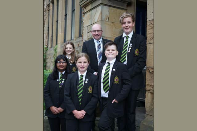 Headteacher Martyn Cooper is celebrating a successful Ofsted visit with students. Behaviour and attitudes, personal development and sixth-form provision at Dronfield Henry Fanshawe School were rated ‘outstanding’ during the recent Ofsted inspection, while the quality of education as well as leadership and management, were named ‘good’.