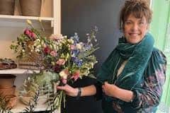 Flower therapy workshops to help the blind and partially sighted are among the plans that Louise Fawcett has for her new business.