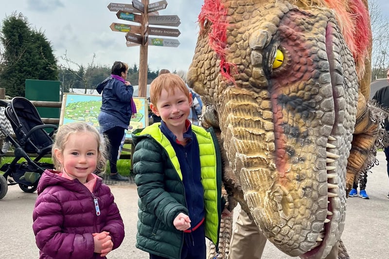 Meet the dinosaurs roaming around  Matlock Farm Park at Jurassic Fun Days on July 23 and August 26, with vintage vehicles adding extra interest to the event in August. Book tickets online at https://matlockfarmpark.co.uk