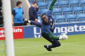 Goalkeeper Melvin Minter is on trial with Town.