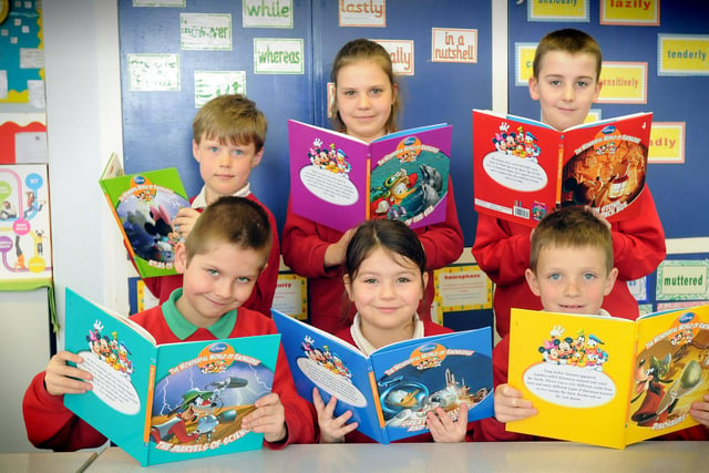 A reading treat for these Hedworth Primary School pupils in 2011. Does this bring back wonderful memories?