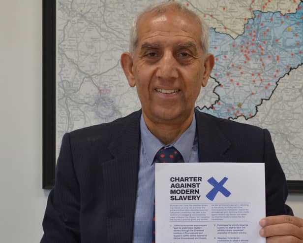 Derbyshire Police and Crime Commissioner Hardyal Dhindsa says the county's force has already had impressive results in bringing perpetrators of modern slavery to justice.