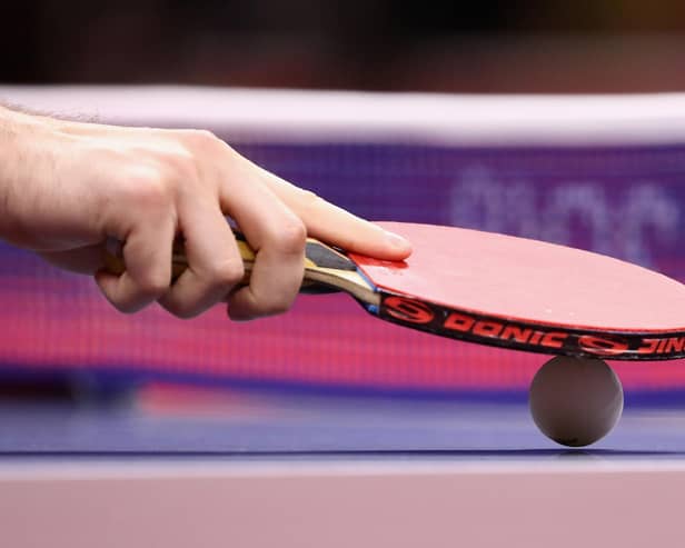 Youngsters are being encouraged to take up table tennis.