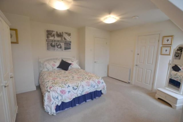 The house has five spacious bedrooms, all with en-suites. The master bedroom even has a dressing area with ample storage.