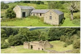Low Barn, pictured top, is on the market with a guide price of £350,000. Two Thornfields is being offered for sale with a guide price of £275,000.