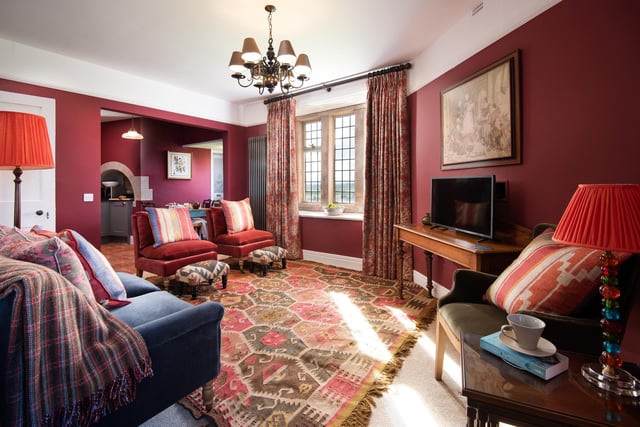 With interiors designed by Crabtree Designs, the deep colours and rich velvets of the Clock Tower ooze opulence, befitting for this unique castle setting.

Picture: T Bloxham Inside Story Photography