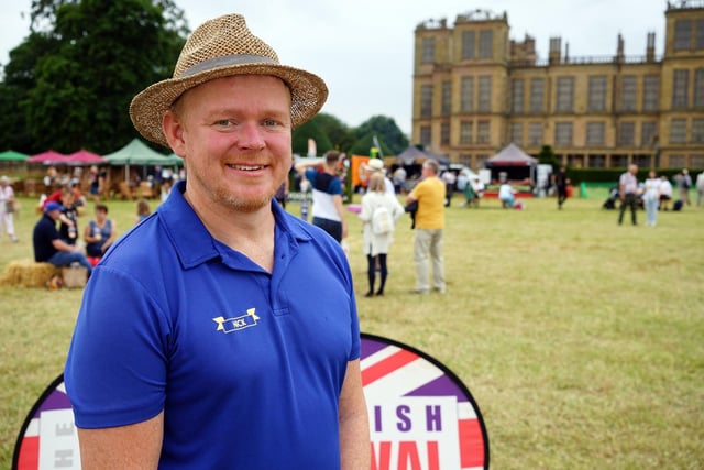 The Great British food festival returns to Hardwick Hall. Event director Nick Maycock.