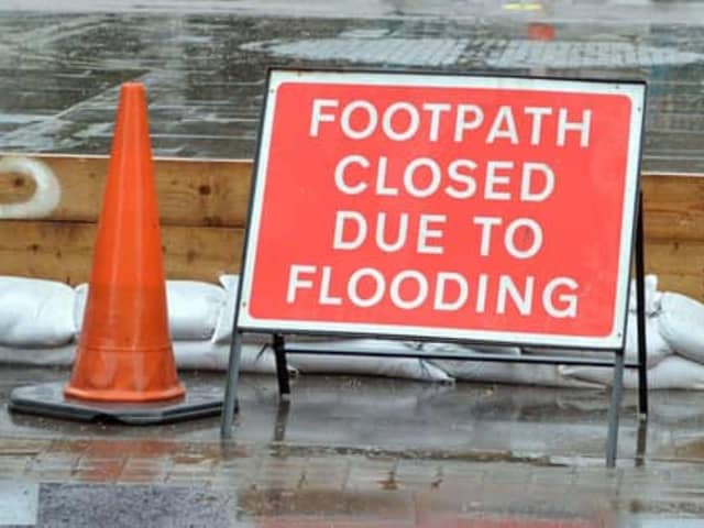 There are currently 22 flood alerts in place in Derbyshire and seven flood warnings following a period of snowfall and heavy rain.