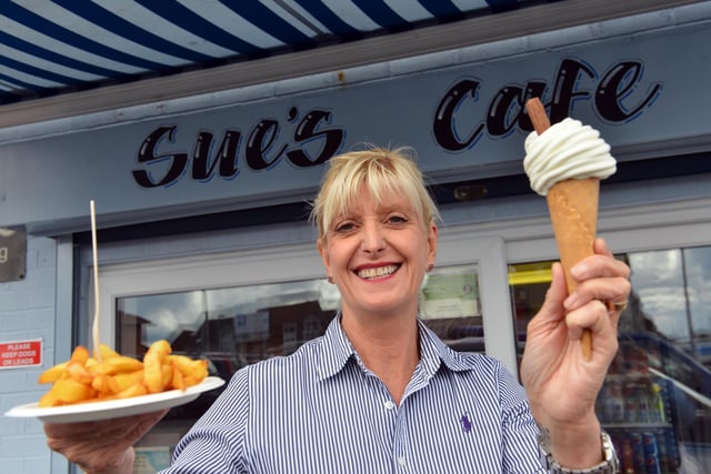 Roker stalwart Sue's Cafe is perfect for a pit stop, and a sausage sandwich, on your dog walk down the beach.
