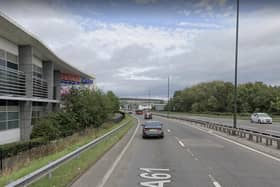 An incident has occurred along the A61.