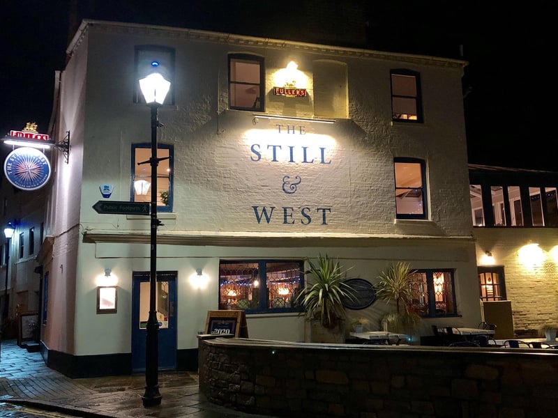 Third place: Still and West, Bath Square. Few pubs offer greater views than this one - or food, according to our readers - who have voted it third place.